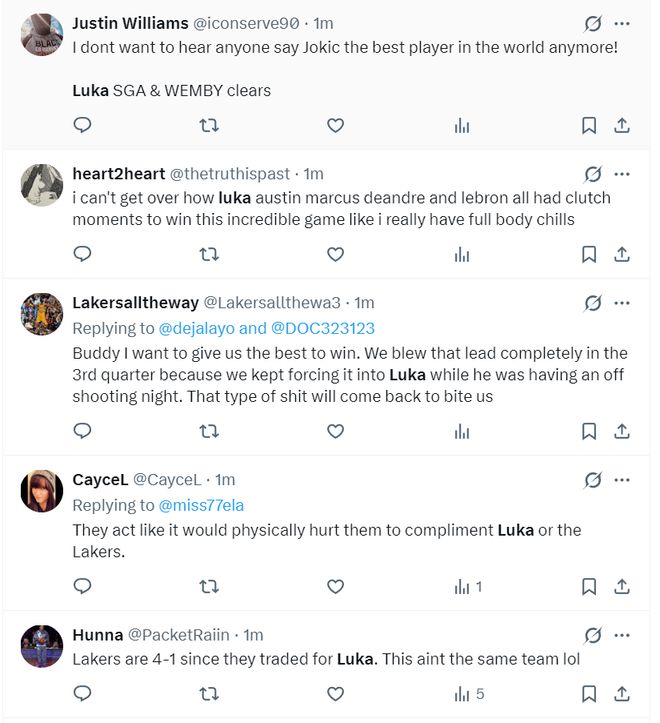 东契奇绝杀逆转掘金 湖人加时险胜打破丹佛魔咒