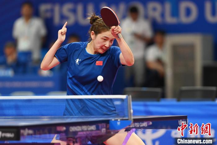 成都大运会乒乓球赛收官 中国队包揽7金周恺钱天